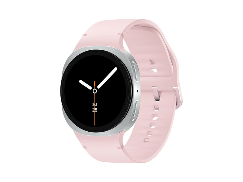 Samsung Galaxy Watch 8, Bluetooth, 40mm, Sport Band, White, S/M + Sport Band, Pink, M/L – image 1
