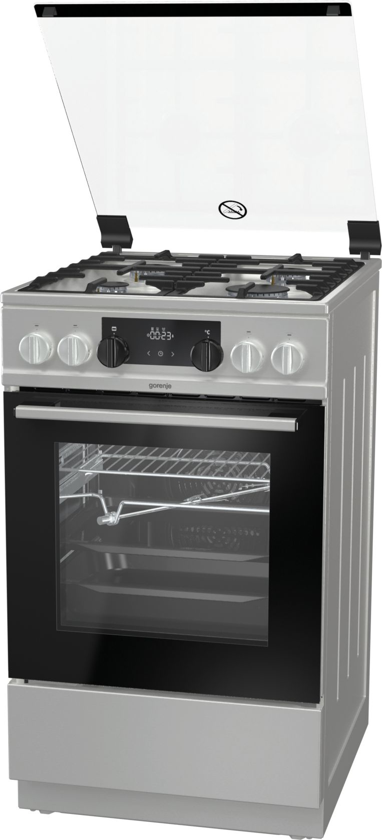 Gorenje K5352XF cooker Freestanding cooker Electric Gas Stainless steel – image 6