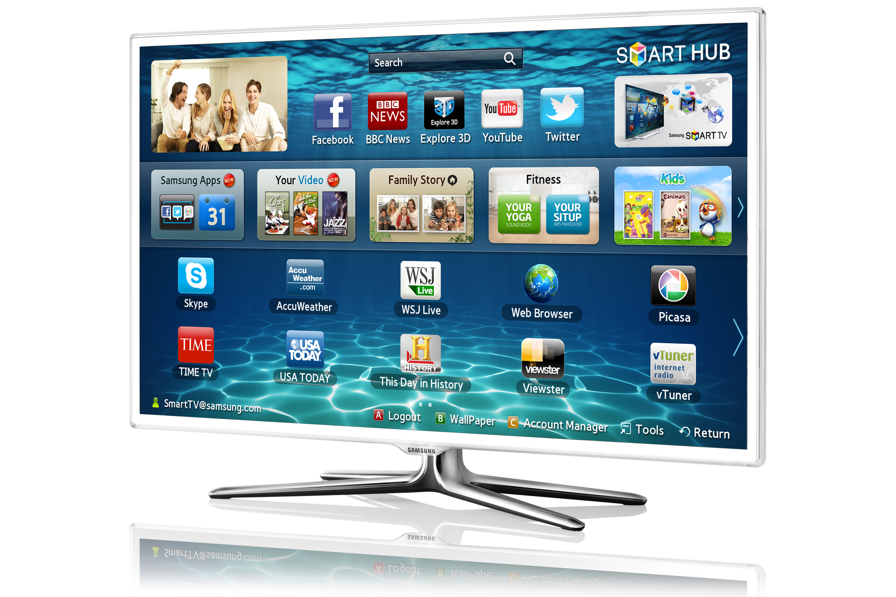 Samsung UE46ES6710U 116.8 cm (46") Full HD Smart TV Wi-Fi White – image 2