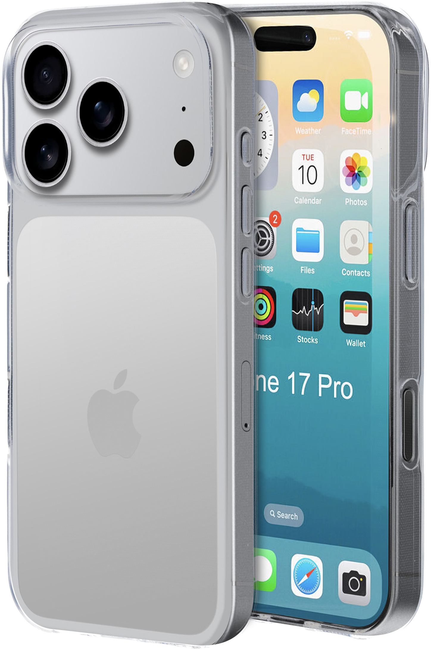 Mobiparts Classic TPU Case Apple iPhone 17 Pro Transparent