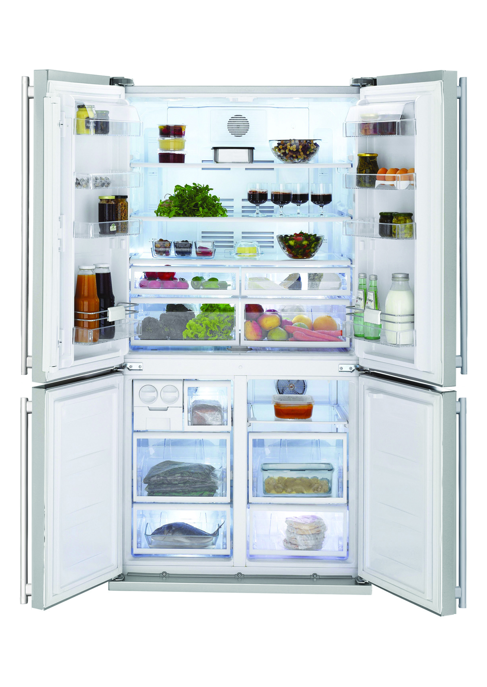 Beko GNE114630X side-by-side refrigerator Freestanding – image 2