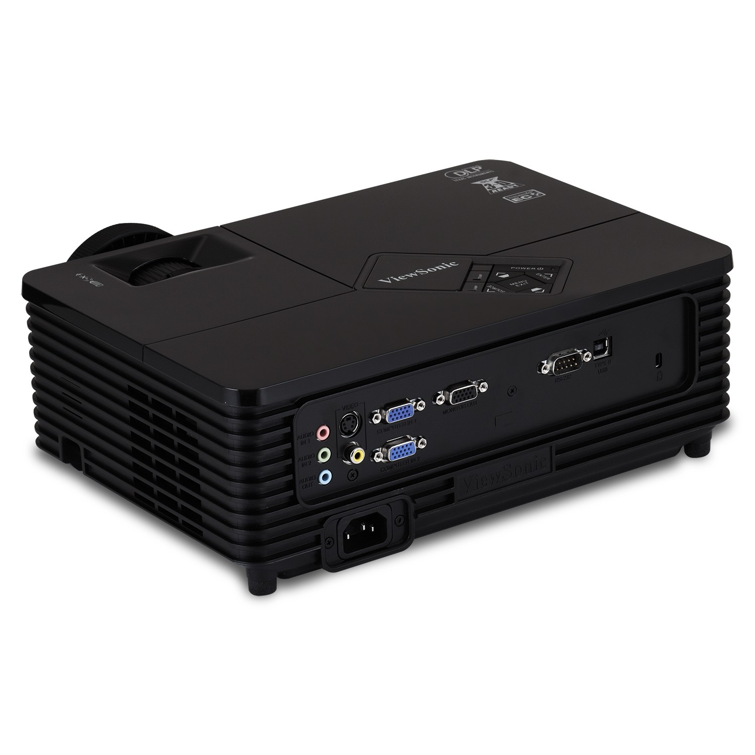 Viewsonic PJD5232 data projector Standard throw projector 2800 ANSI lumens DLP XGA (1024x768) 3D Black – image 6