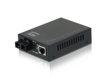 LevelOne 10/100BASE-TX to 100BASE-FX SMF SC Converter, 40km – image 2