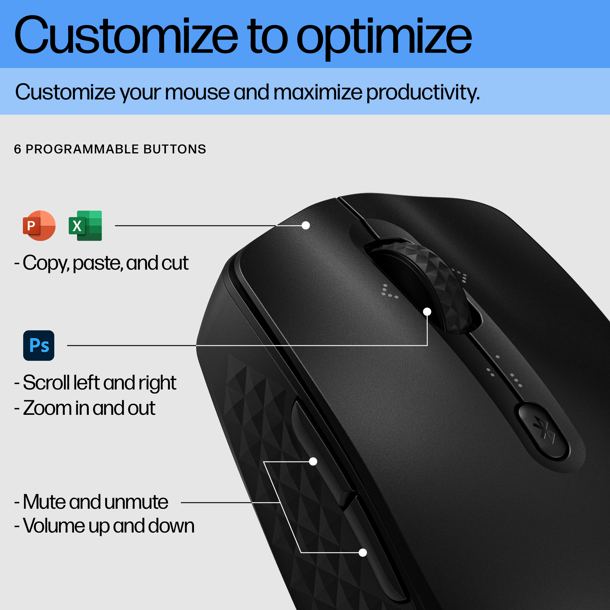 HP 425 Programmable Wireless Mouse – image 5
