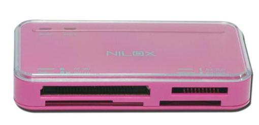 Nilox 10NXCRA100001 card reader USB 2.0 Pink