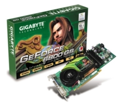 GIGABYTE GV-NX68G256D-B graphics card GDDR3