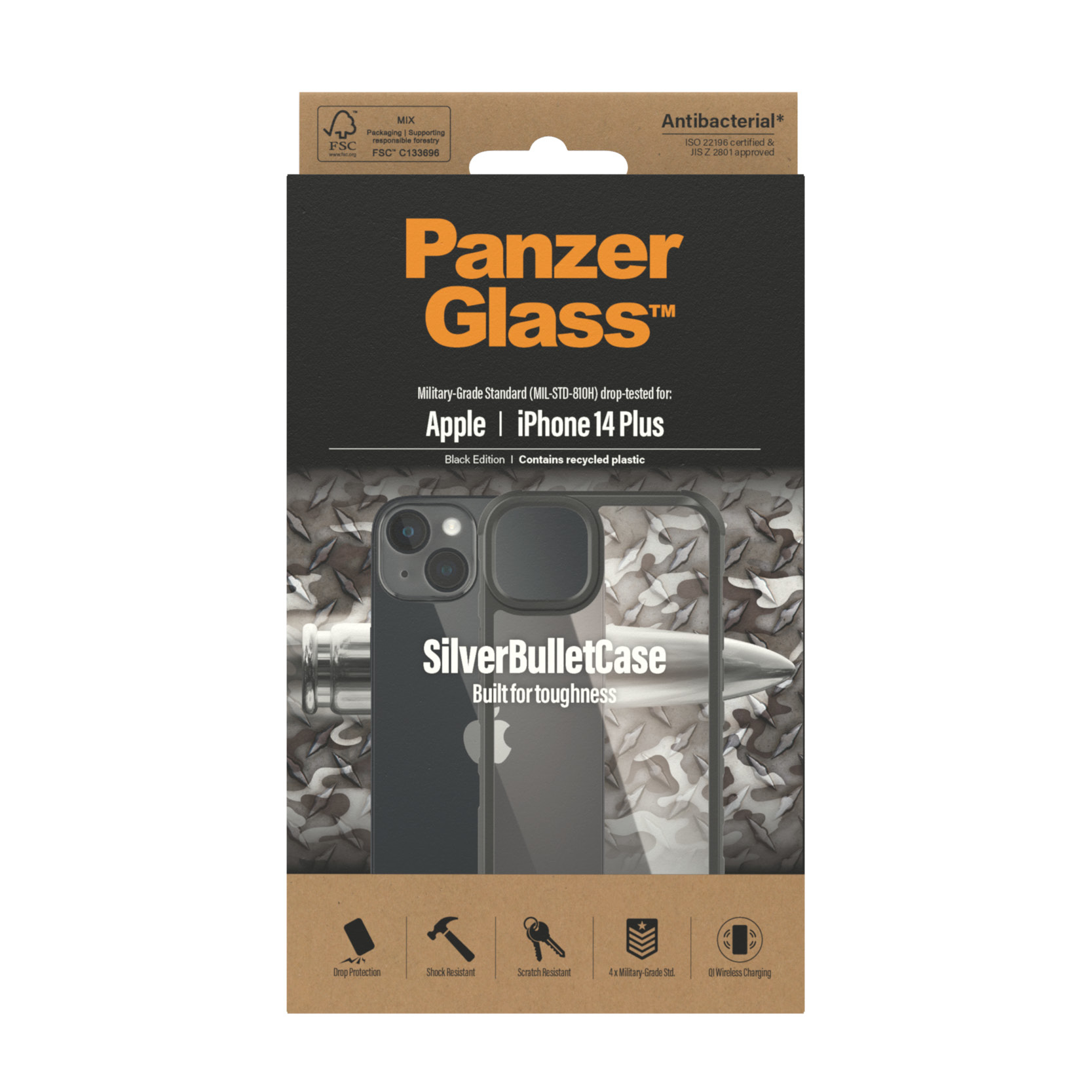 PanzerGlass® SilverBulletCase Transparent iPhone 14 Plus – image 3