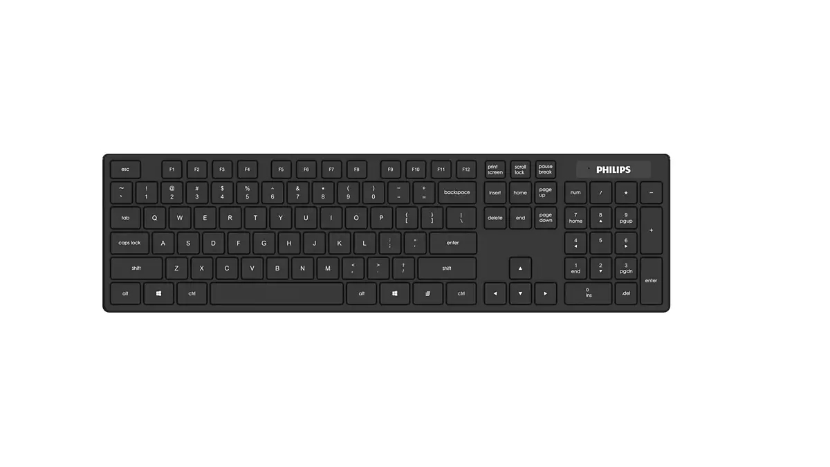 Philips SPK6103/67 keyboard Universal RF Wireless Black – image 1