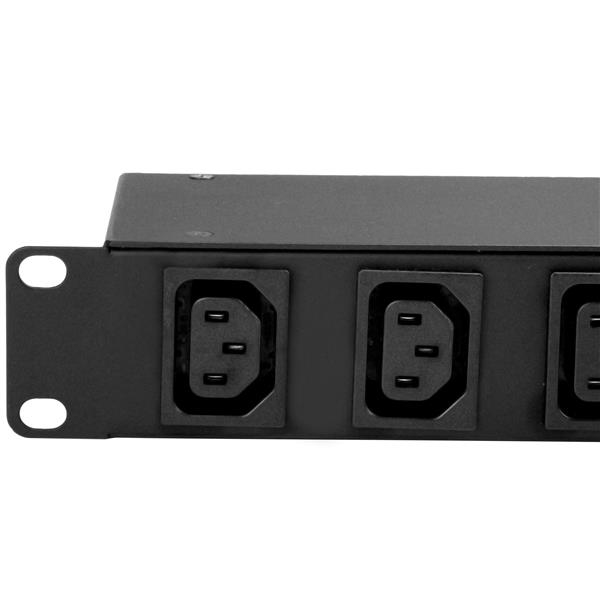 StarTech.com 8-Port Rack-Mount PDU with C13 Outlets - 16 A - 10 ft. Power Cord (CEE7/7) - 1U – image 3