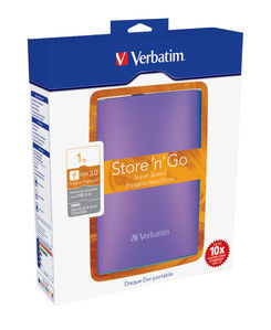 Verbatim Store 'n' Go USB 3.0 Portable Hard Drive 1TB Violet – image 5
