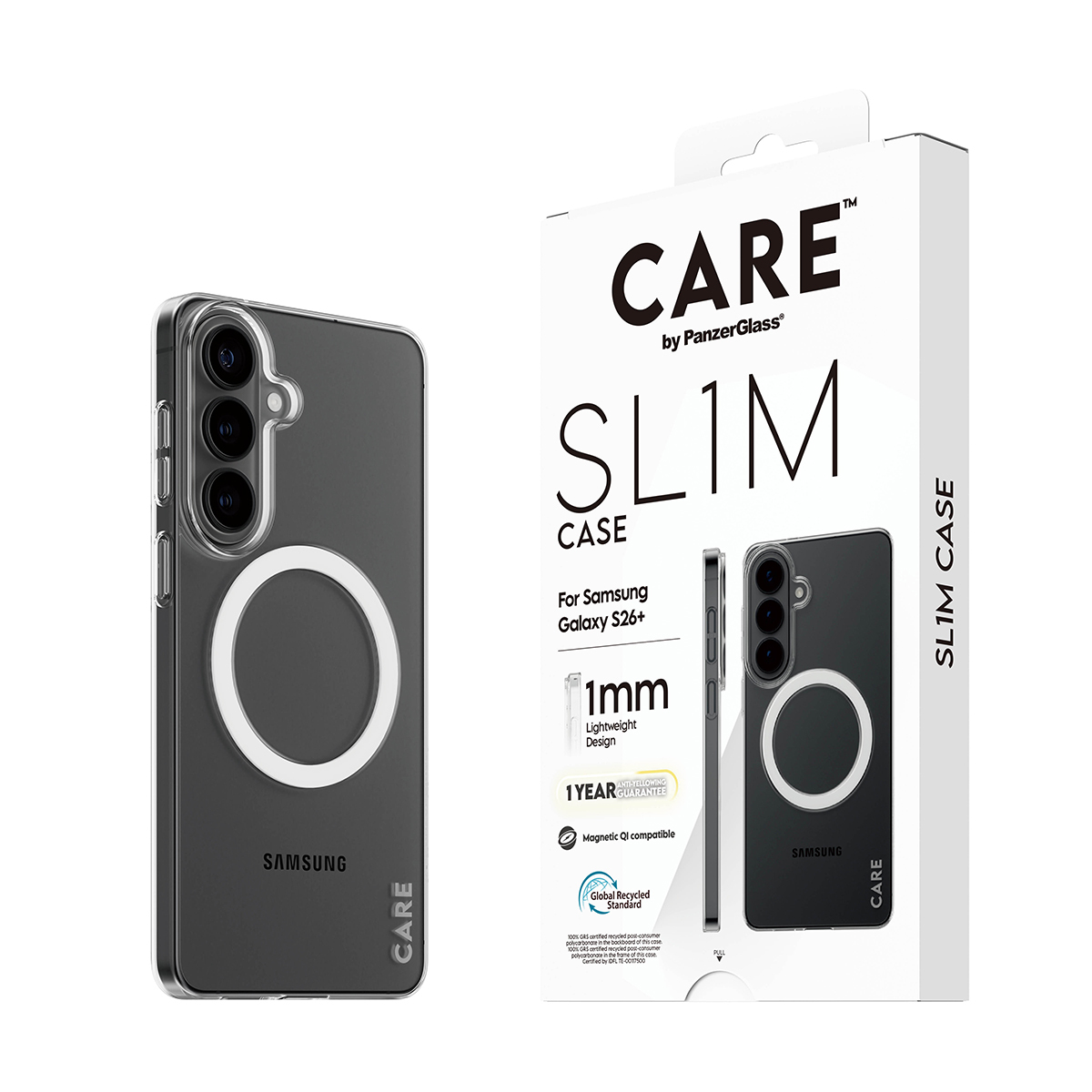PanzerGlass CARE™ by PanzerGlass® SL1M Case Transparent w. Qi Samsung Galaxy S26+ – image 6