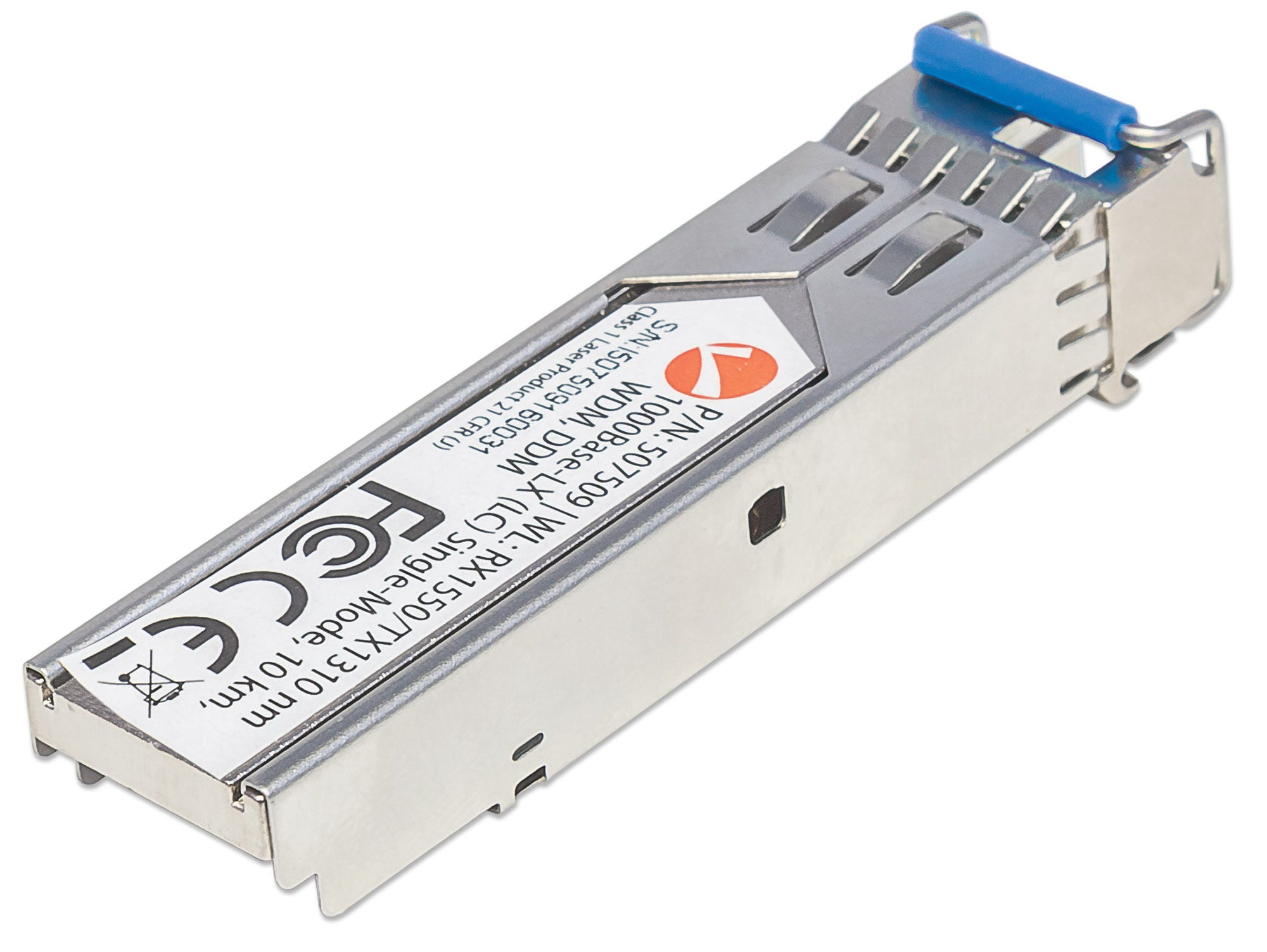Intellinet Transceiver Module Optical, Gigabit Fiber WDM Bi-Directional SFP, 1000Base-Lx (LC) Single-Mode Port, 10km, Wavelengths: receive (RX) 1550nm and trans – image 3