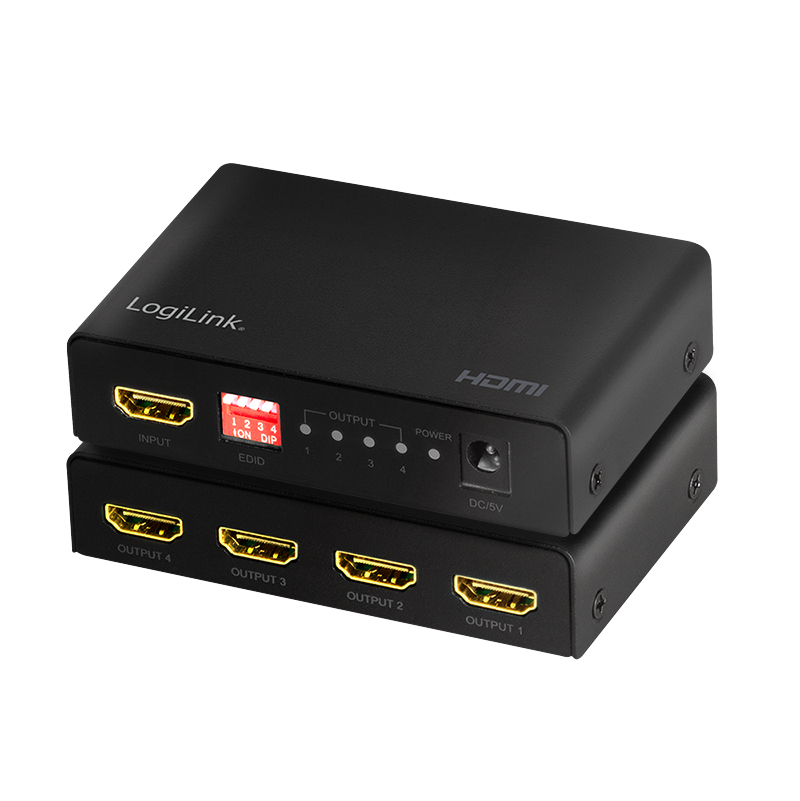 LogiLink HD0038 video splitter HDMI 4x HDMI – image 3
