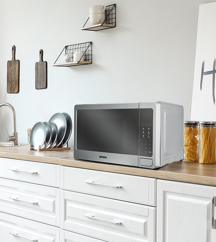Daewoo KOS-63MSS microwave Black, Silver Countertop – image 5