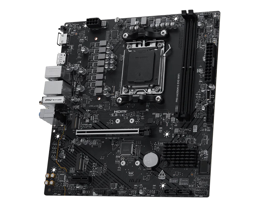 MSI Pro A620AM-G Evo                  (A620,AM5,mATX,DDR5)