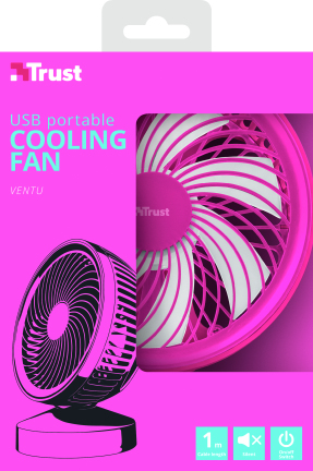 Trust 22582 household fan Pink – image 6