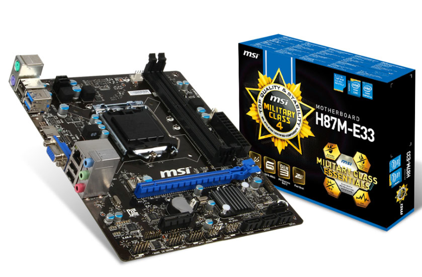 MSI H87M-E33 motherboard Intel® H87 LGA 1150 (Socket H3) micro ATX – image 2