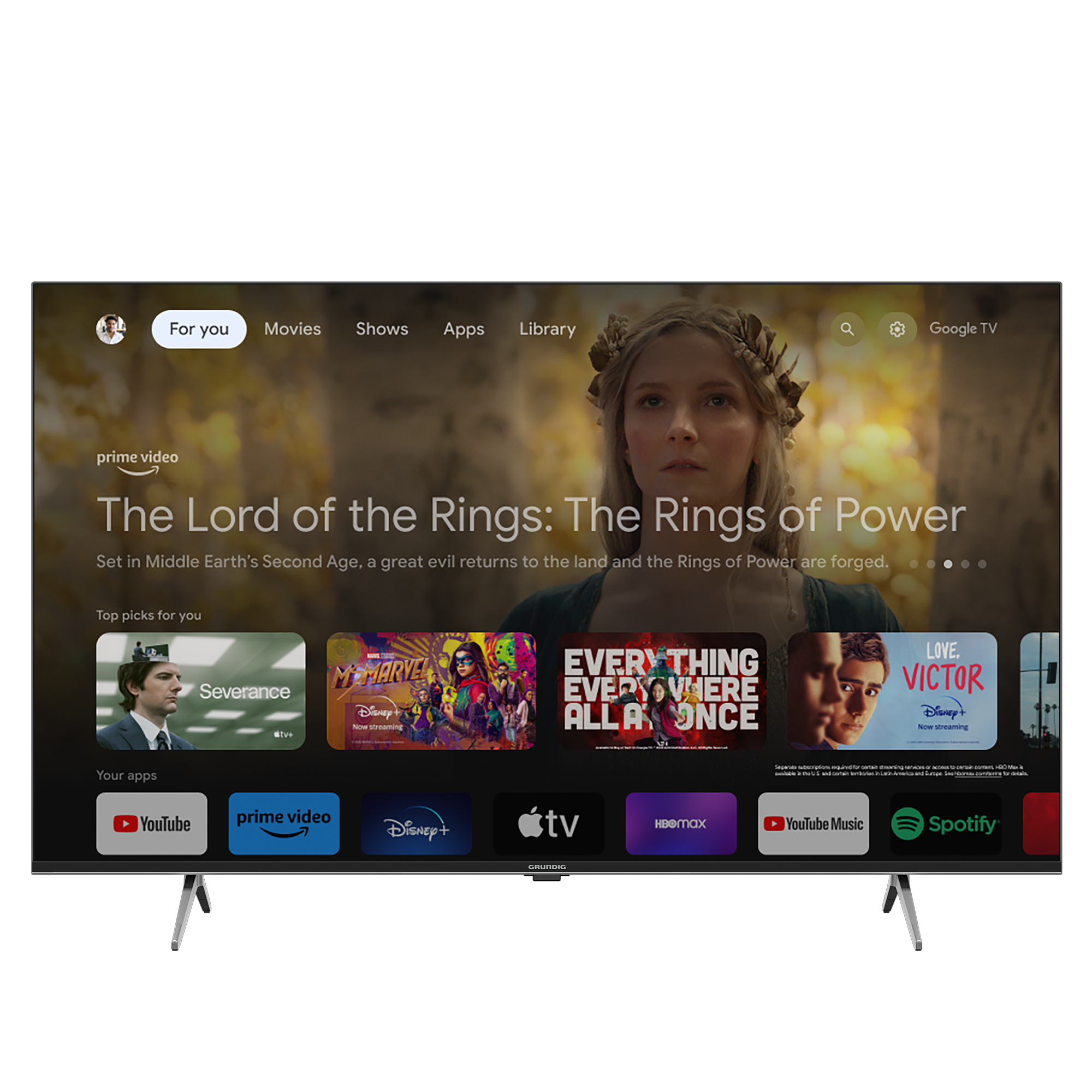 Grundig 55GHU8500A TV – image 1
