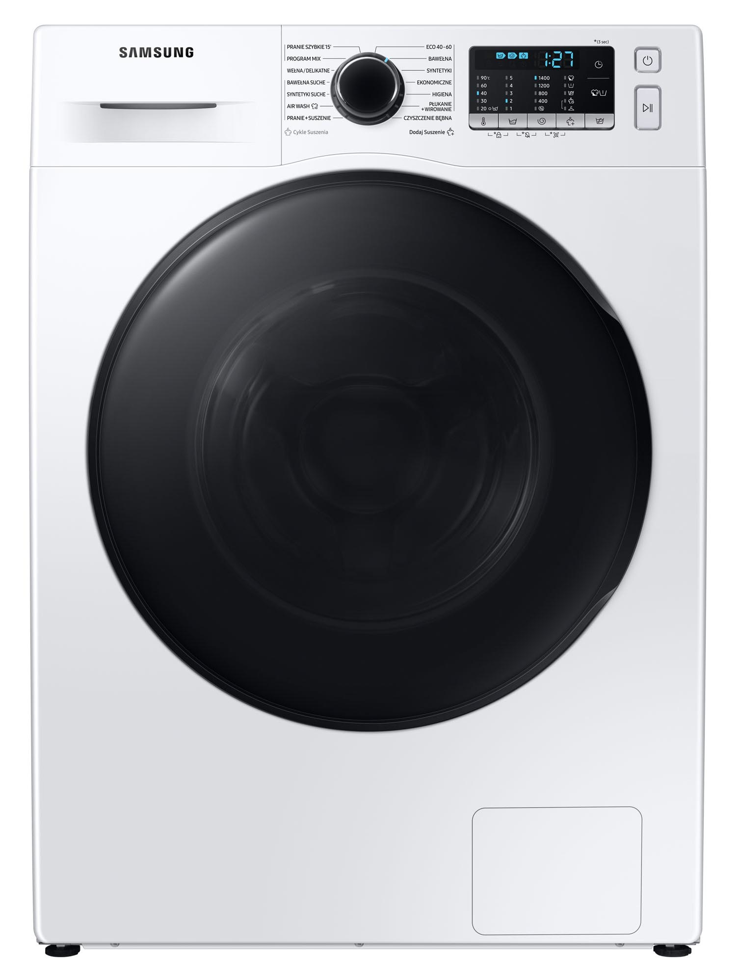Samsung WD70TA046BE/EO washer dryer Freestanding Front-load White