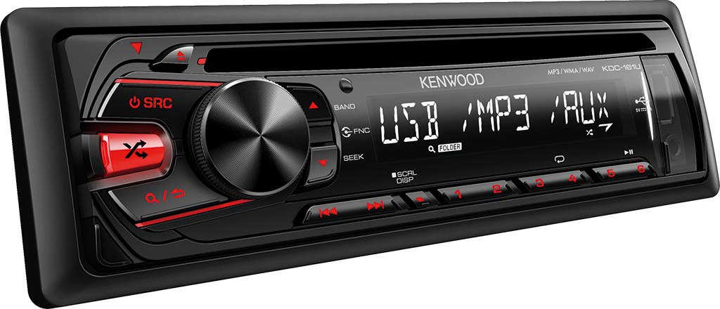 Kenwood KDC-161URY car media receiver Black – image 1