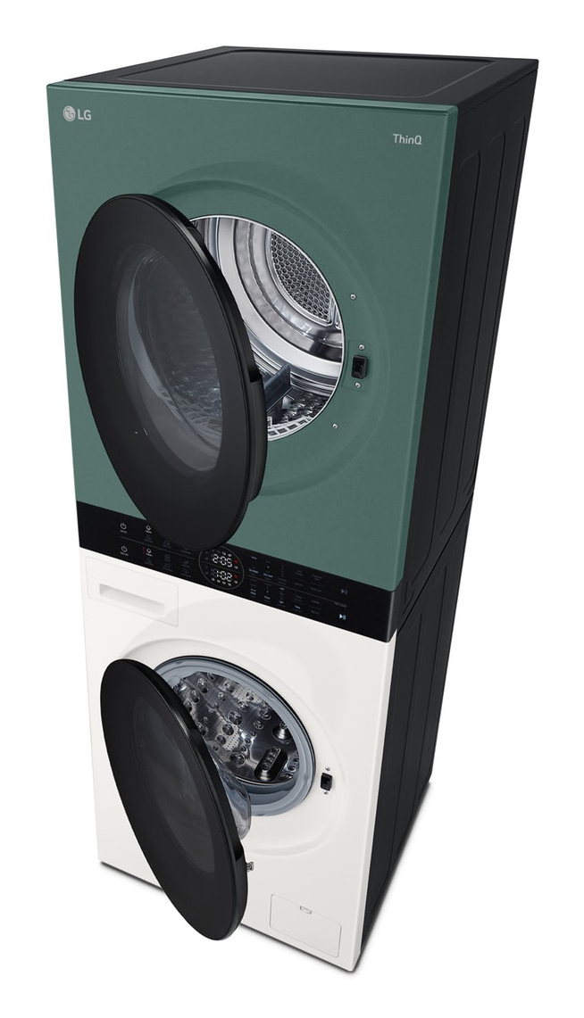 LG W4W8BVKK2HM washer dryer Freestanding Front-load Green, Beige – image 4