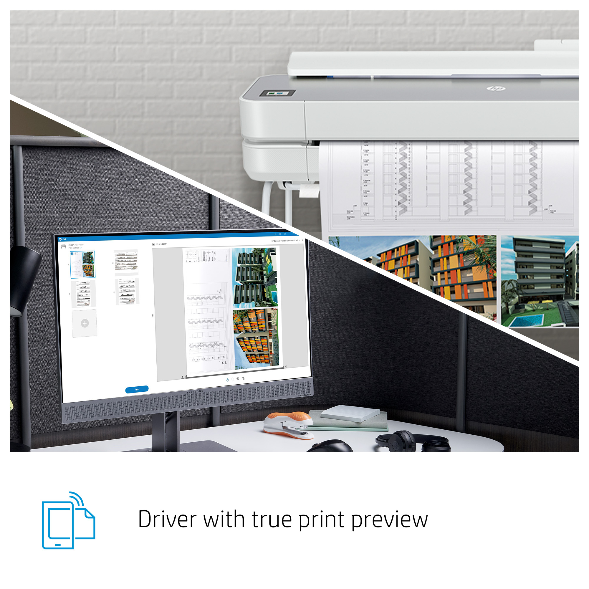 HP DesignJet Studio Steel 36-in Printer – image 8