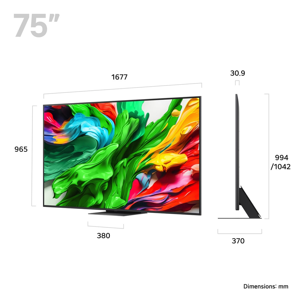 LG QNED evo AI 75QNED86A6A TV – image 3