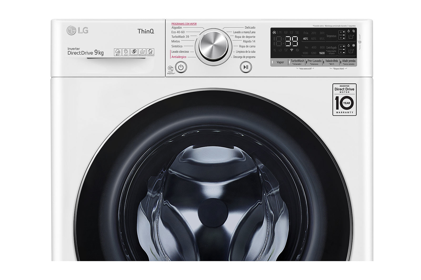 LG F6WV7509S2W washing machine Front-load – image 4