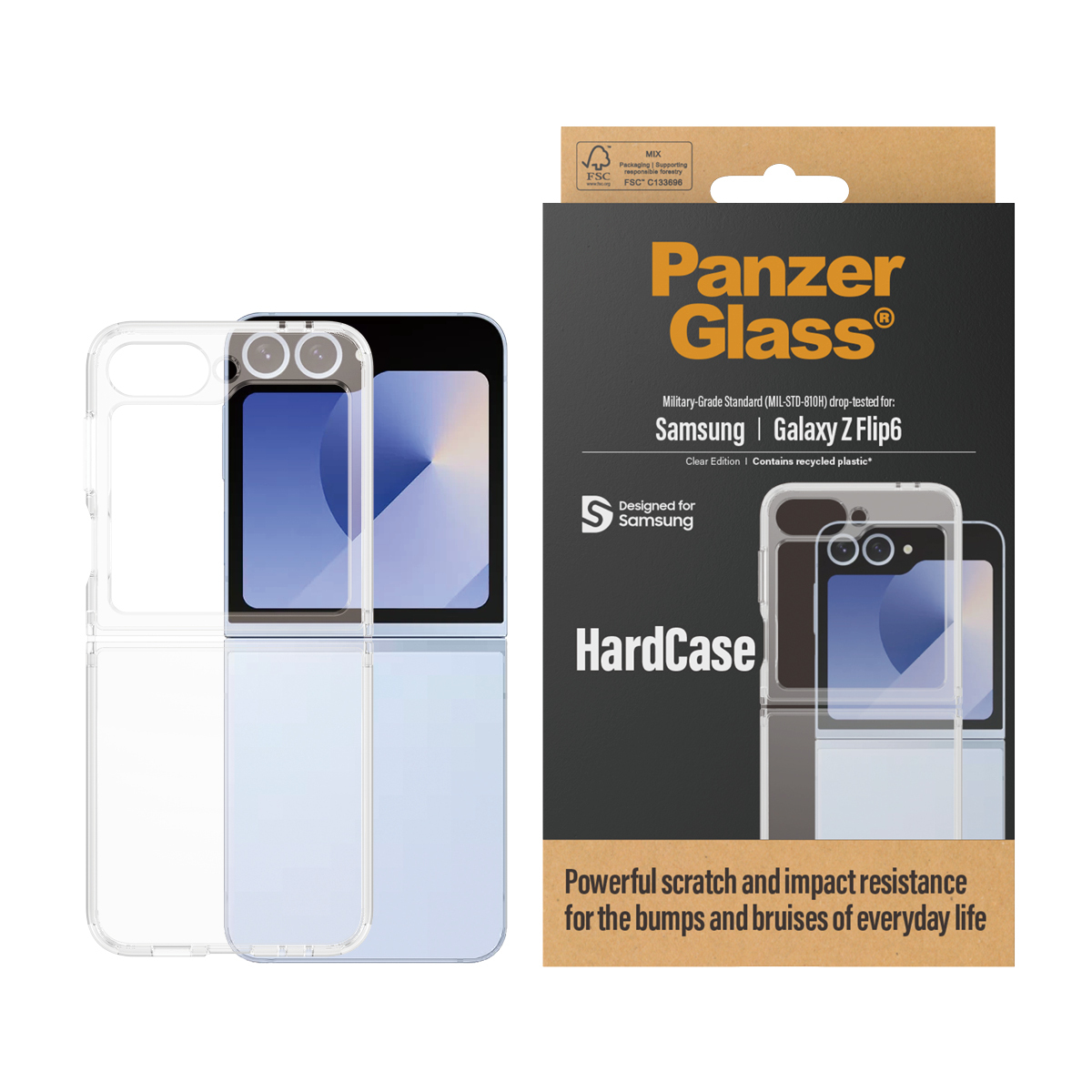 PanzerGlass® HardCase Transparent Samsung Galaxy Z Flip6 – image 2