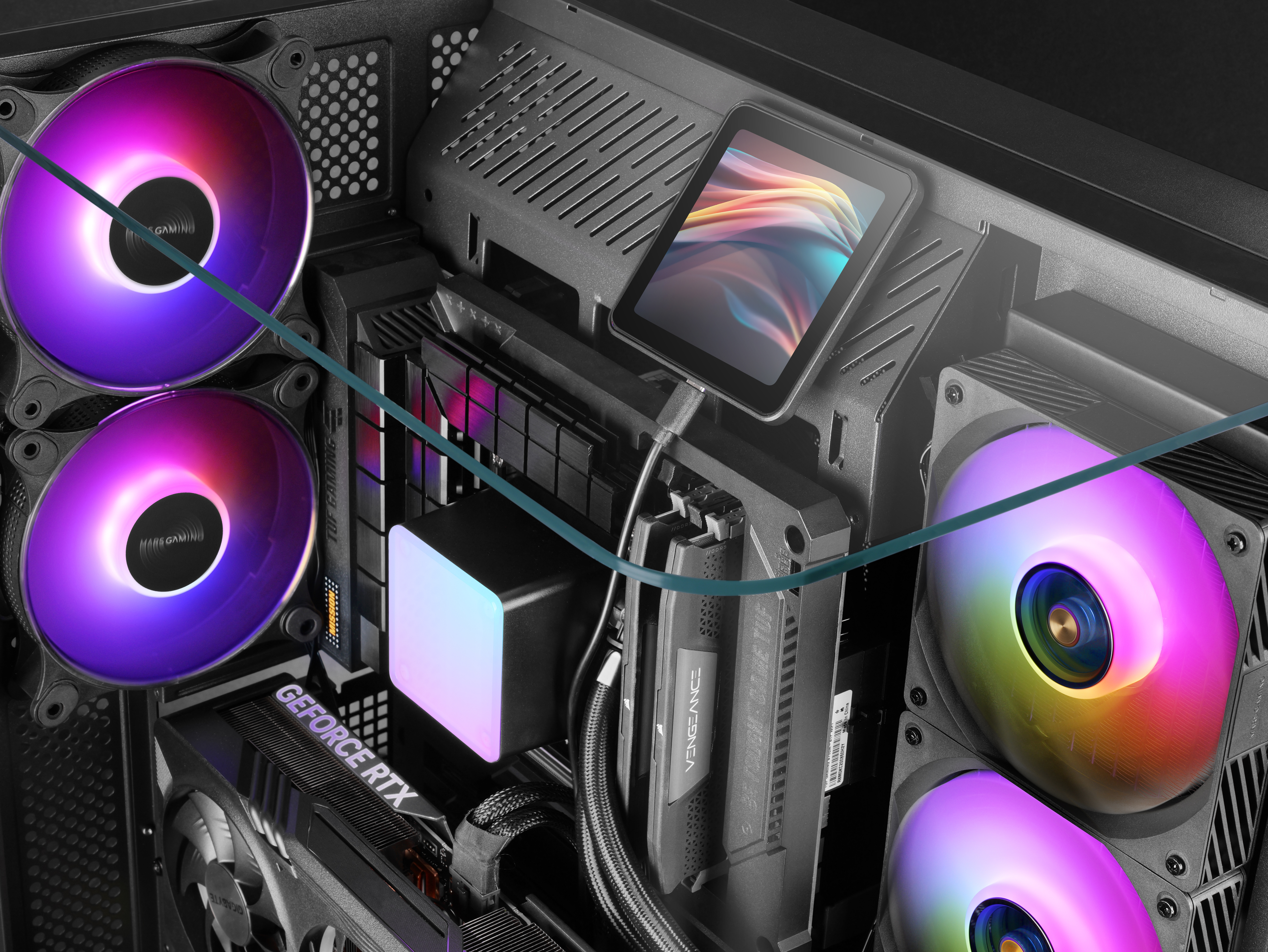 Mars Gaming ML-VISIONPRO240 Processor All-in-one liquid cooler 12 cm Black 1 pc(s) image 9