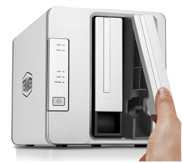 TerraMaster F2-420-4GB NAS/storage server Compact Intel® Celeron® J1900 White – image 3