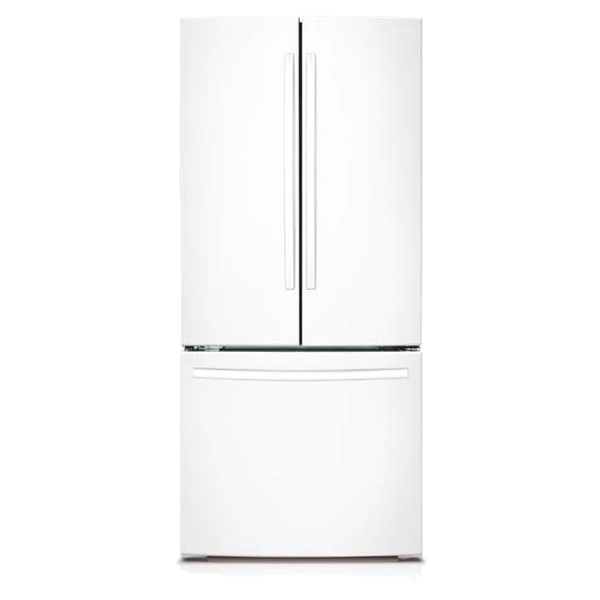 Samsung RF220NCTAWW side-by-side refrigerator Freestanding – image 1