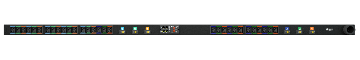 Vertiv Geist MN03EGW1-30CF18-5CS15A0A10-S-A power distribution unit (PDU) 30 AC outlet(s) 0U Black