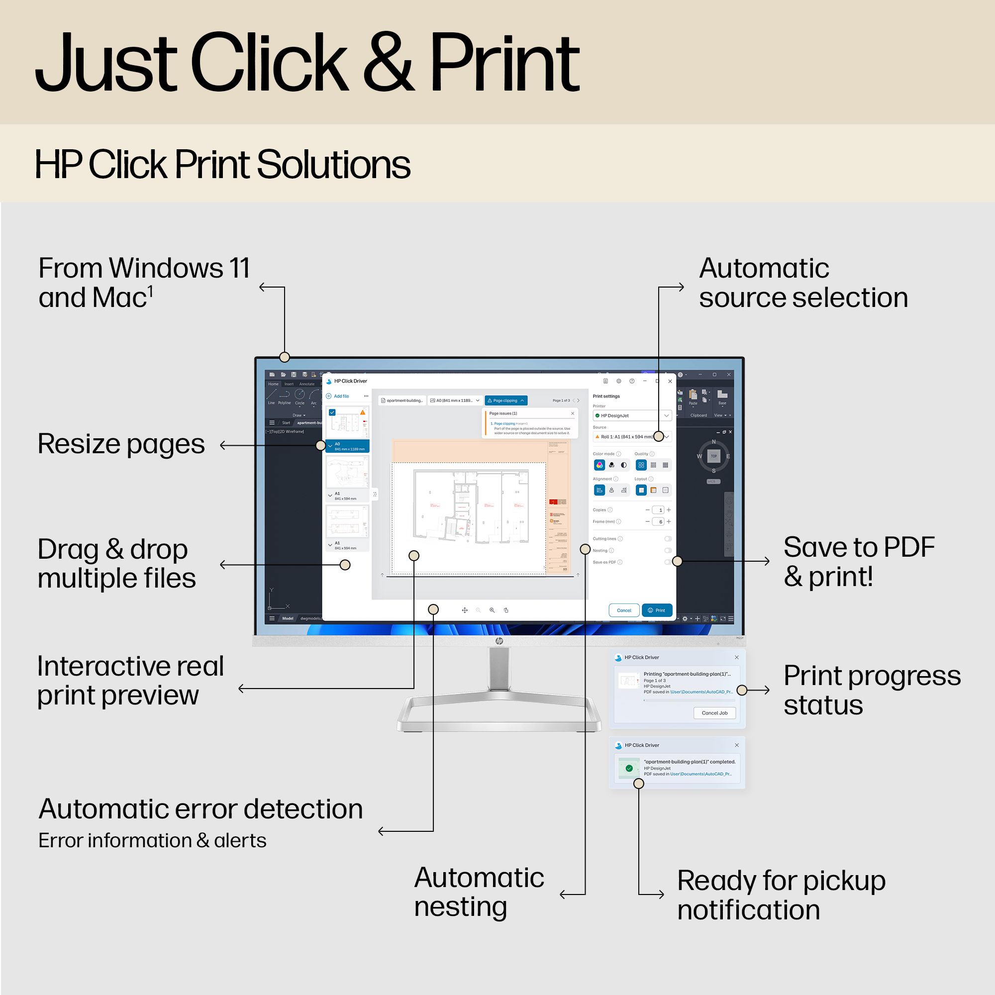HP DesignJet T250 24-in Printer – image 7