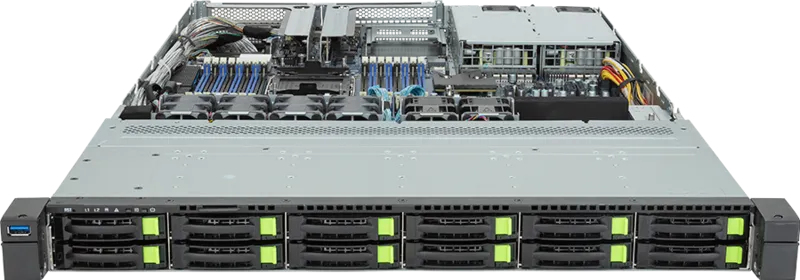 GIGABYTE R163-S35-AAC1 LGA 4677 (Socket E) Rack (1U) Black, Steel – image 2