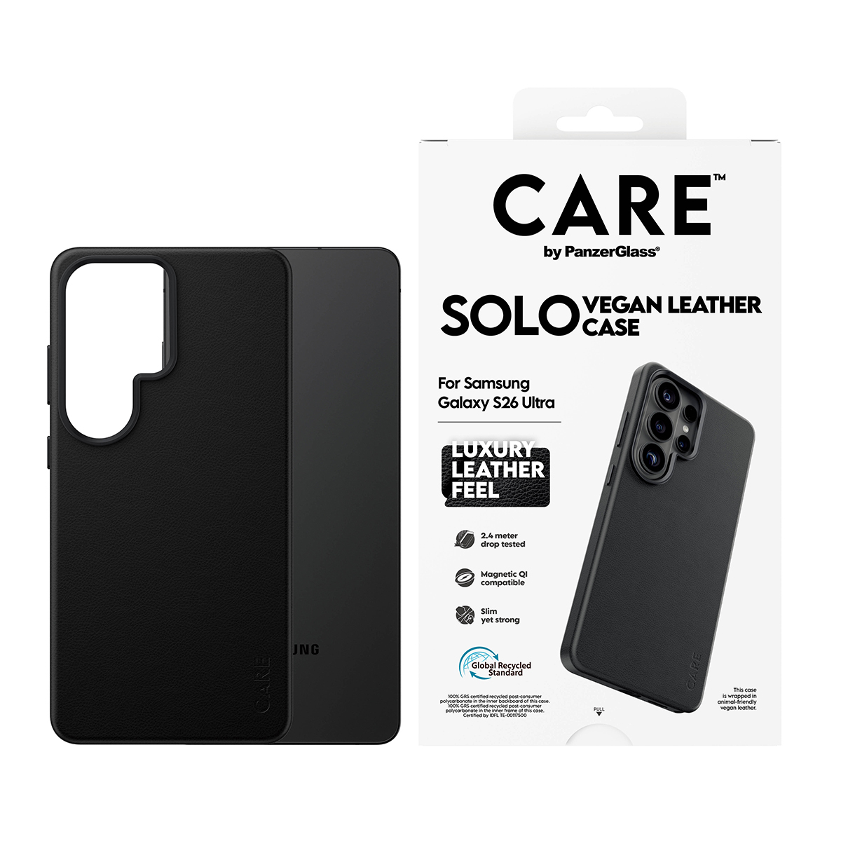 PanzerGlass CARE™ by PanzerGlass® Solo Case Black w. Qi Samsung Galaxy S26 Ultra – image 2