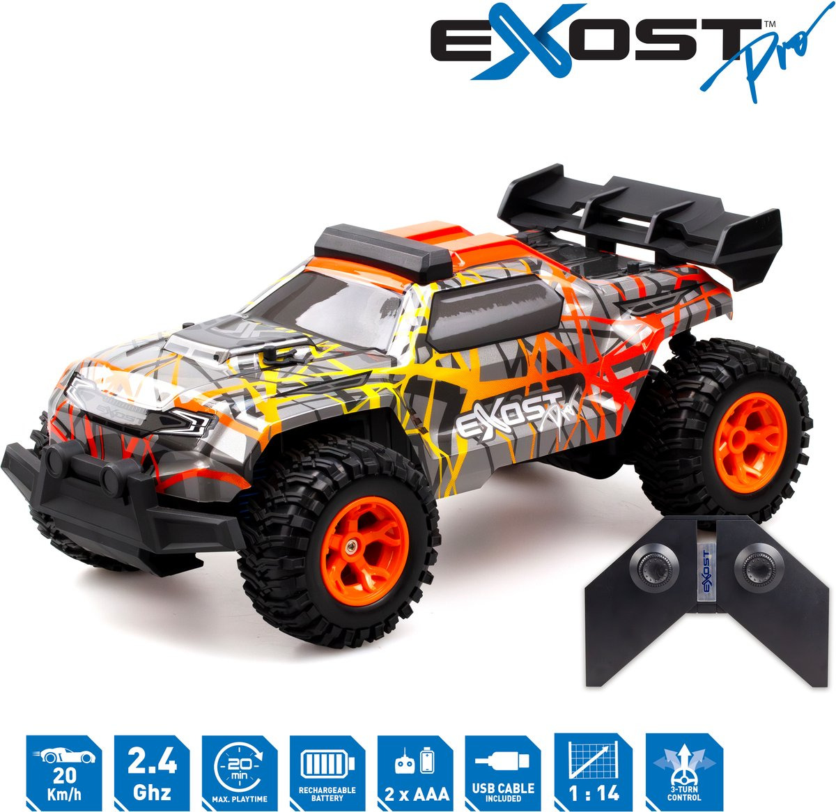 Exost TE20696 Radio-Controlled (RC) model Buggy Electric engine 1:14 – image 1