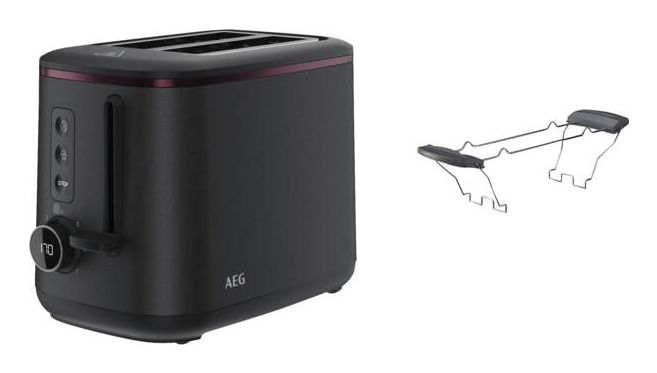 AEG T6-1-4BO 7 2 slice(s) Black – image 1