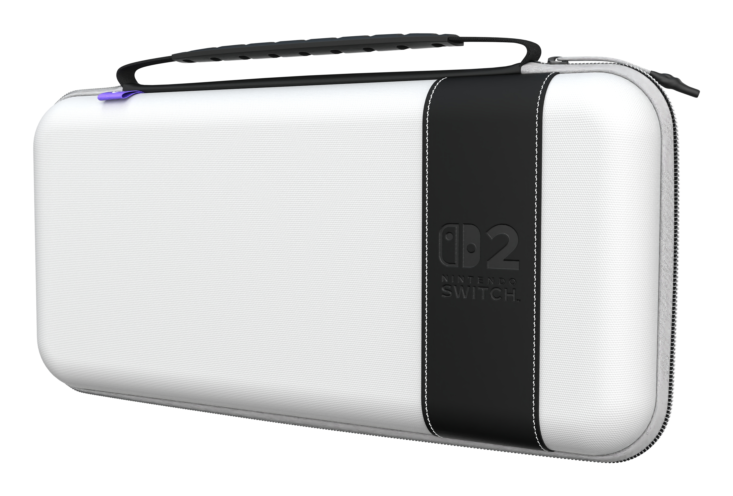 Turtle Beach PlayTrek Étui de voyage Stellar White sous licence officielle de Nintendo pour protéger votre Nintendo Switch 2