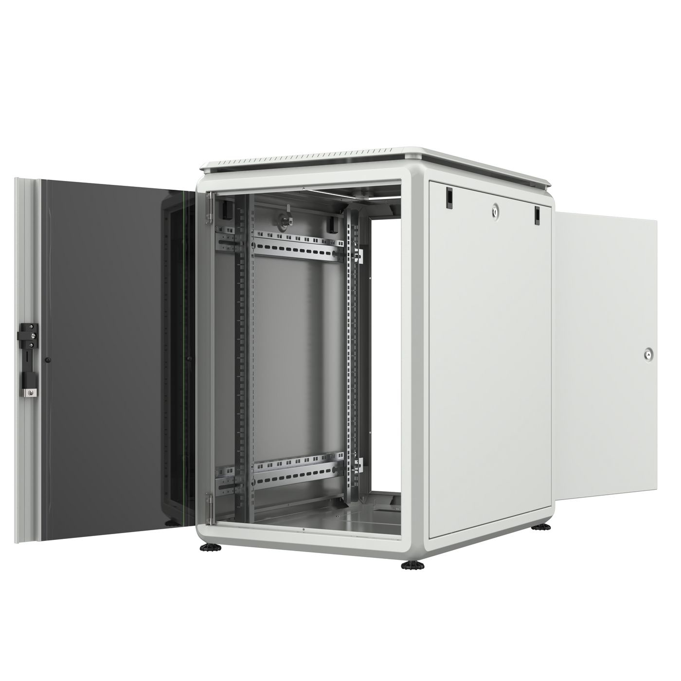 Lanview RDL16U68WH rack cabinet 16U Freestanding rack White – image 2
