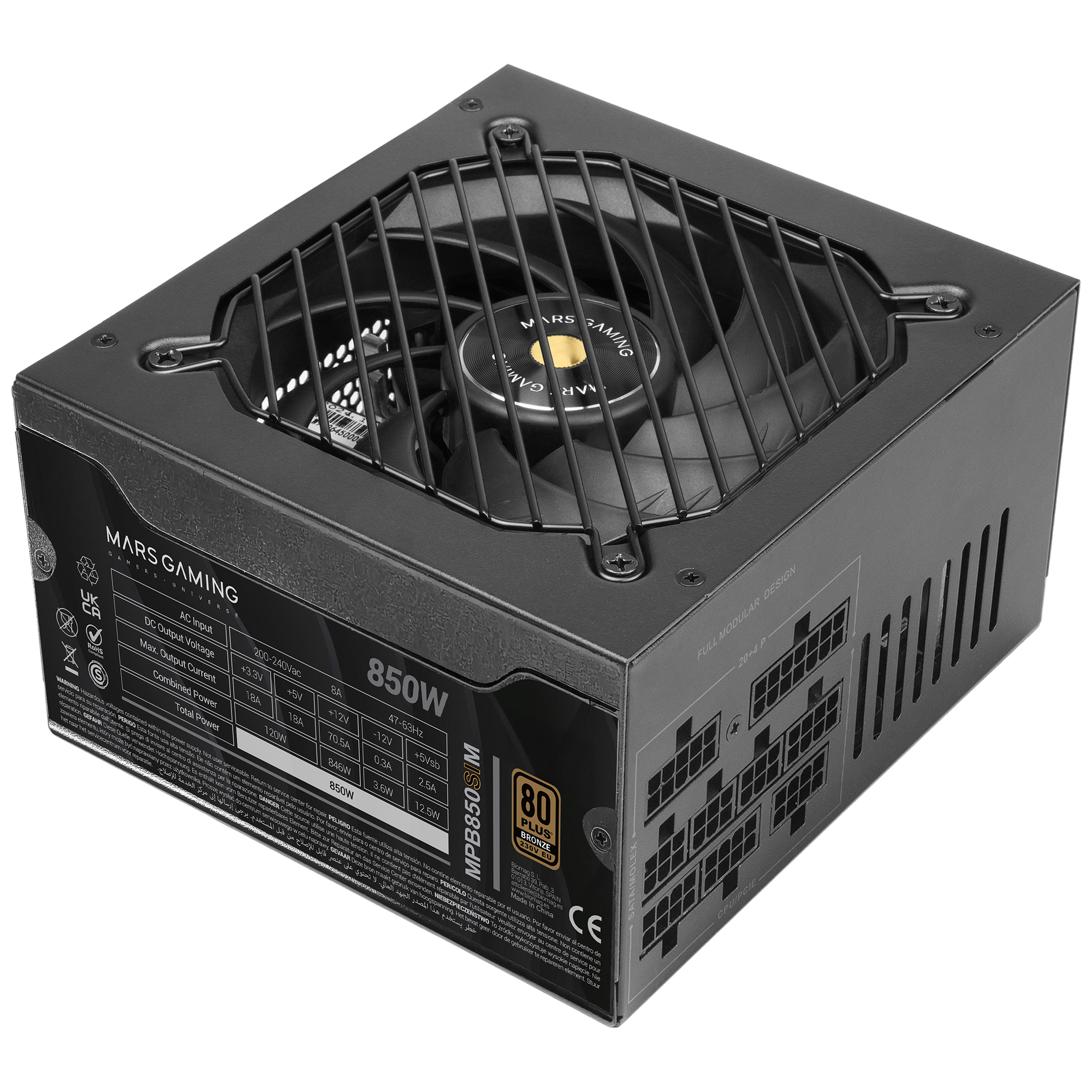 Mars Gaming MPB850SIM power supply unit – image 2