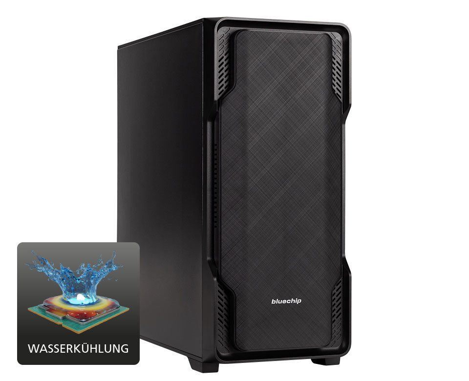 bluechip BUSINESSline Workstation WS3400 *AI ready* Intel® Core™ Ultra 7 Prozessor 265K / bis zu 5.50 GHz, Wasserkühlung, Windows 11 Pro, Intel® Z890, 32 GB DDR5, 500 GB NVMe SSD, 2,5 Gb/s Ethernet, MediaTek Wi-Fi 7, Bluetooth 5.4, NVIDIA RTX™ 4000 Ada Generation image 1