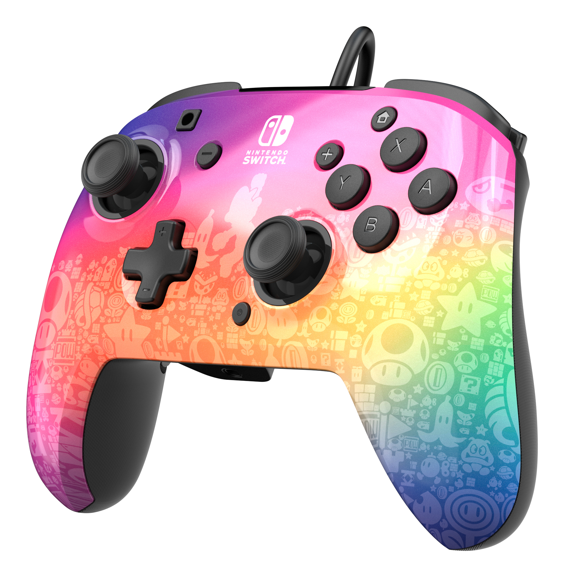 PDP REMATCH Controller & Travel Case Bundle: Star Spectrum, For Nintendo Switch, Nintendo Switch Lite, Nintendo Switch - OLED Model – image 6