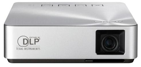 ASUS S1 Standard throw projector 200 ANSI lumens DLP WVGA (854x480) Silver – image 1