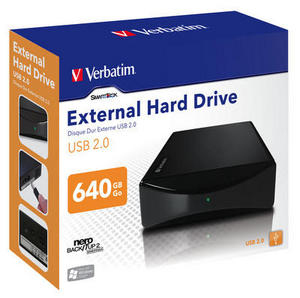 Verbatim 3.5'' External Hard Drive USB 2.0 640GB