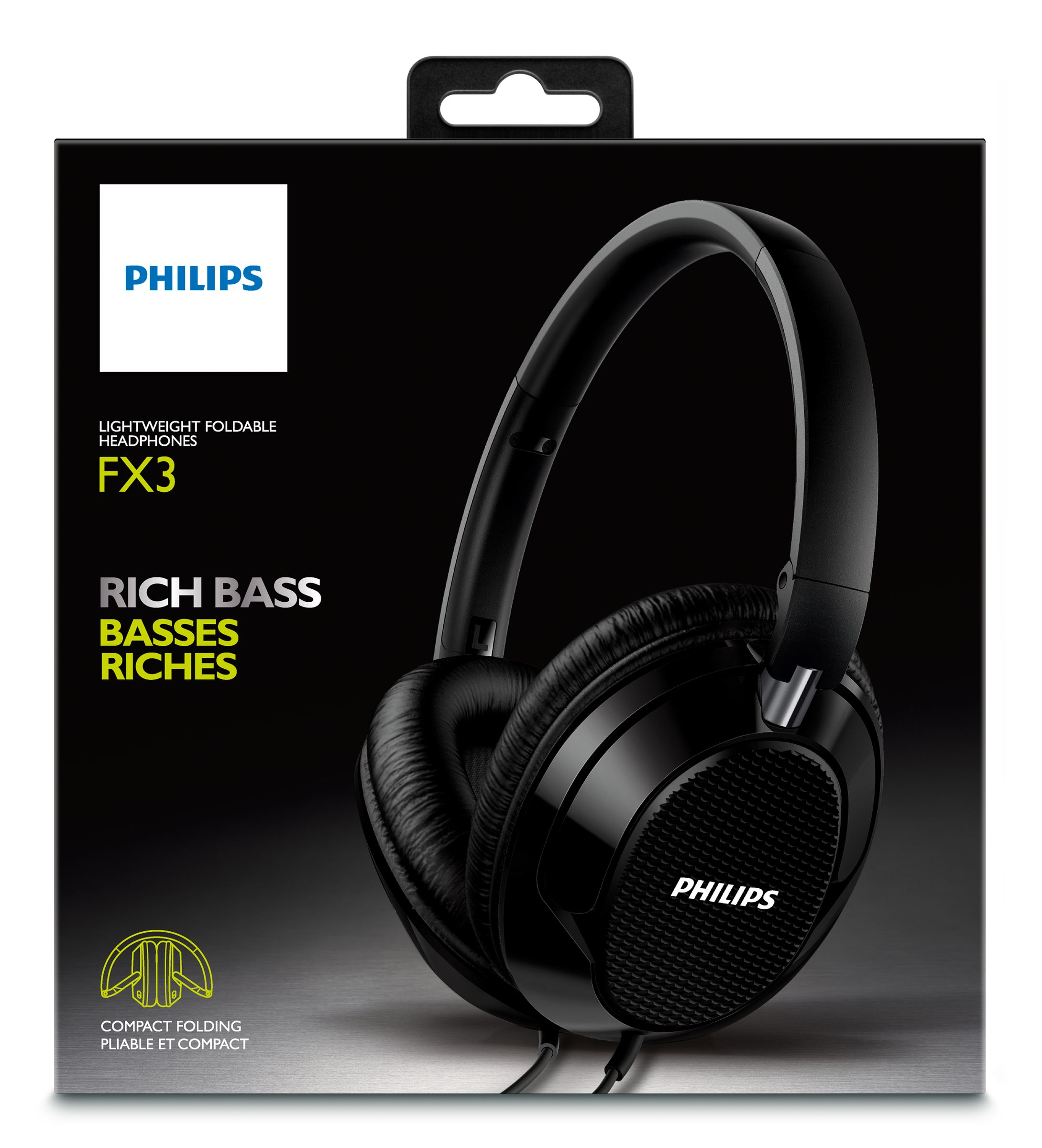 Philips FX3BK/27 headphones/headset Wired Head-band Black – image 2