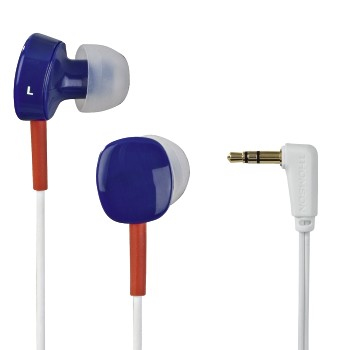 Hama EAR3056BRW Headphones Wired In-ear Music Blue, Red, White