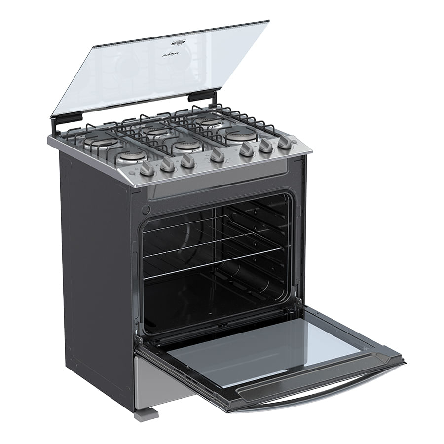 Whirlpool WFR3300D cooker Freestanding cooker Gas Grey – image 8