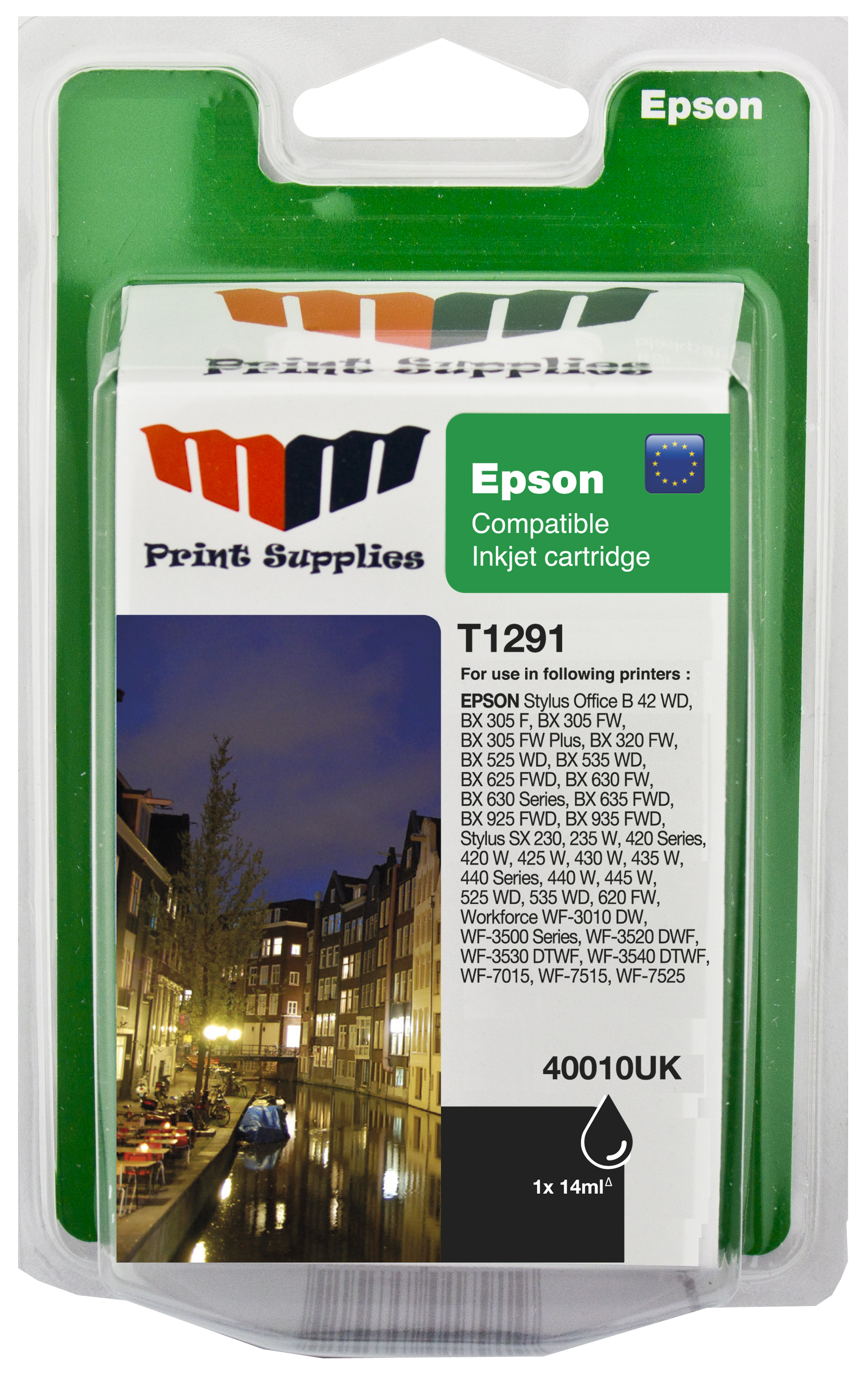 MM Replaces Black Inkjet Cartridge (T1291)