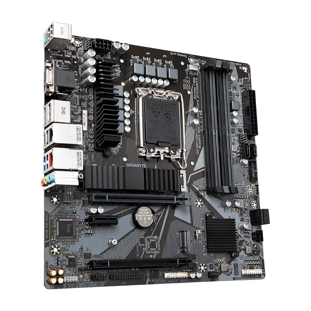 Tarjeta Madre Gigabyte Q670M D3H DDR4 - Socket 1700 - 4xDDR4 - 2133/3200/5333(OC)MHz - HDMI - DisplayPort - Micro ATX - Q670M D3H DDR4 Tarjeta Madre Gigabyte Q670M D3H DDR4 - Socket 1700 - 4xDDR4 - 2133/3200/5333(OC)MHz - HDMI - DisplayPort - Micro ATX - Q670M D3H DDR4